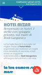 Mobile Screenshot of garganomizarhotel.com